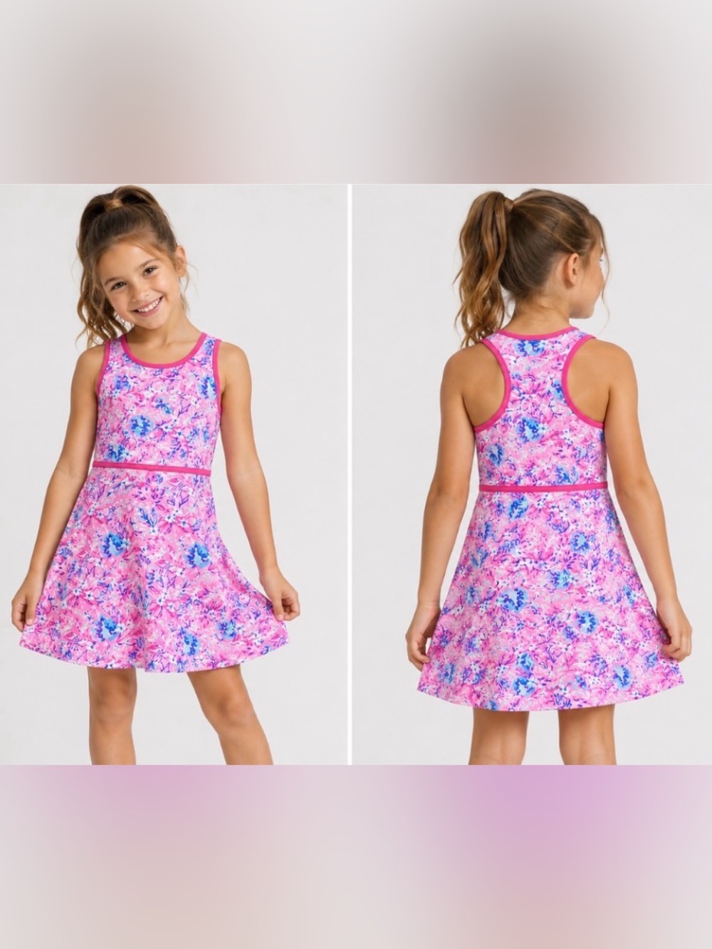 Tommy Bahamas Pink Floral Activewear Dress